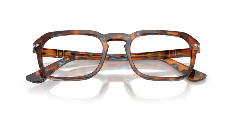 Persol PO3390V in Tortoise Brown & Pearl Blue / Clear (1232) - Alternate View