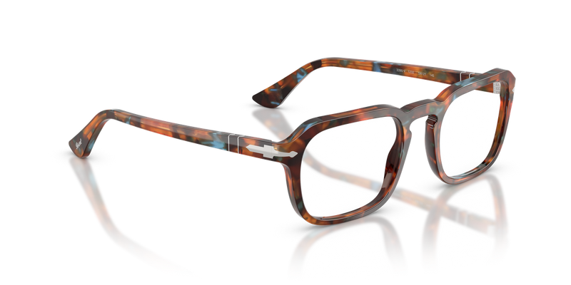 Persol PO3390V in Tortoise Brown & Pearl Blue / Clear (1232) - Alternate View