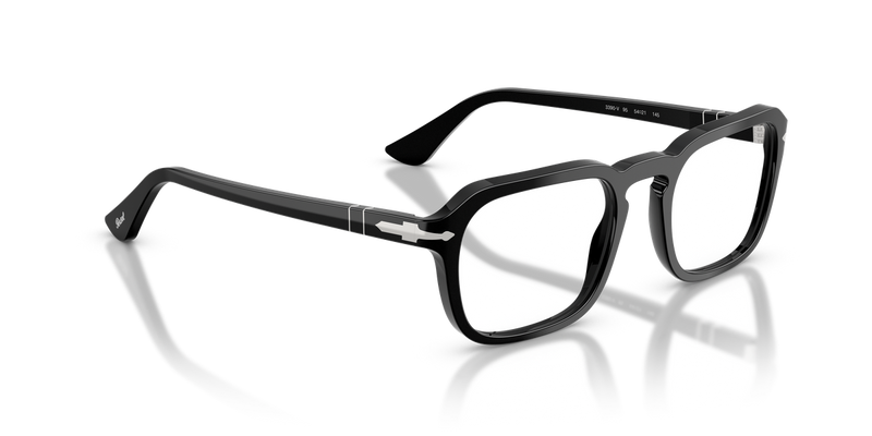 Persol PO3390V in Black / Clear (95) - Alternate View