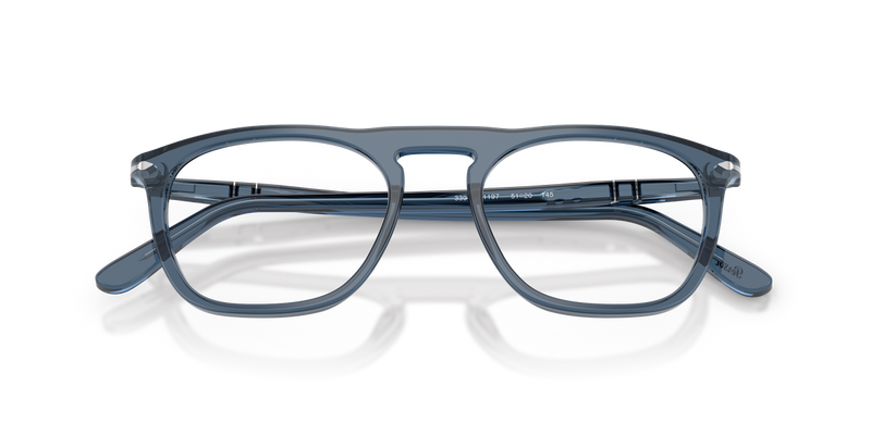 Persol PO3391V in Transparent Denim Blue / Clear (1197) - Side View