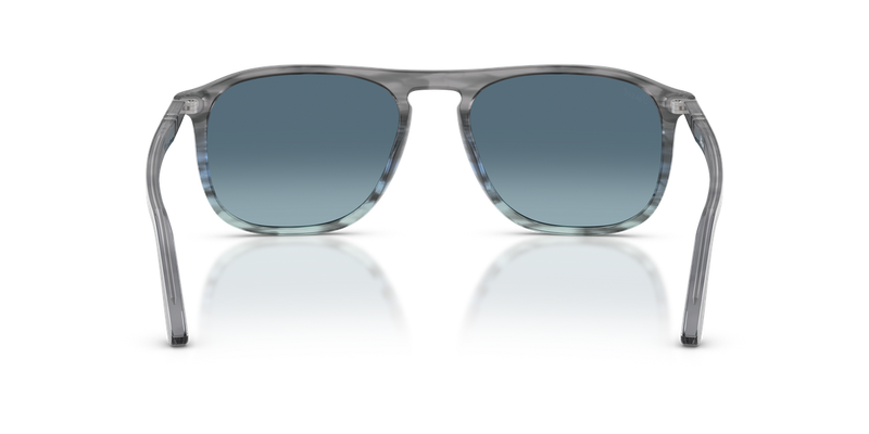 Persol PO3392S in Striped Grey Gradient Blue / Azure Gradient Blue (1205Q8) - Alternate View