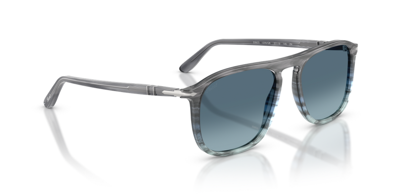 Persol PO3392S in Striped Grey Gradient Blue / Azure Gradient Blue (1205Q8) - Alternate View