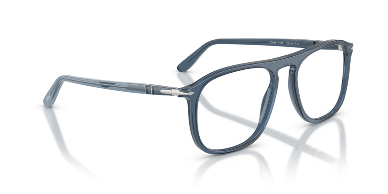 Persol PO3392V in Transparent Denim Blue / Clear (1197) - Alternate View
