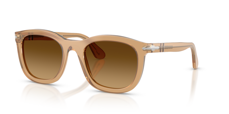 Persol PO3395S in Opal Beige / Light Brown Gradient Dark Brow (116985) - Front View