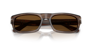 Striped Brown / Brown Polarized (120857)