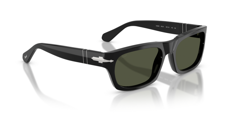 Persol PO3398S in Black / Green (95/31) - Alternate View