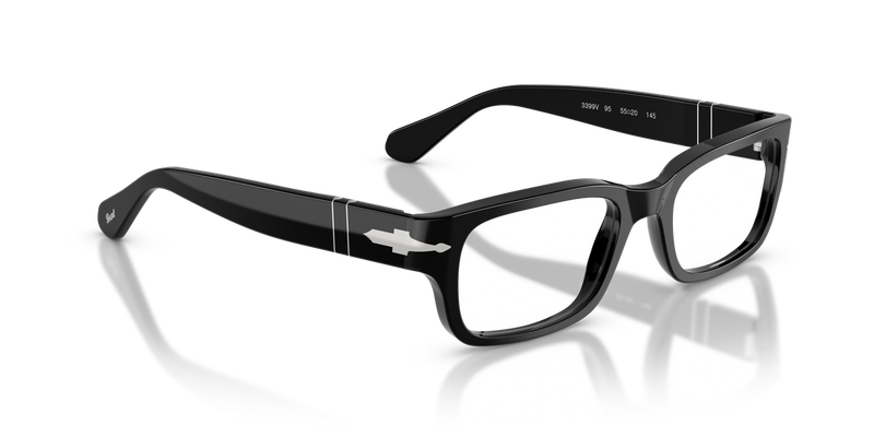 Persol PO3399V in Black / Clear (95) - Alternate View