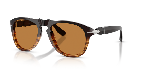 Persol PO8649SM - Brown Striped Amber / Brown (102653)