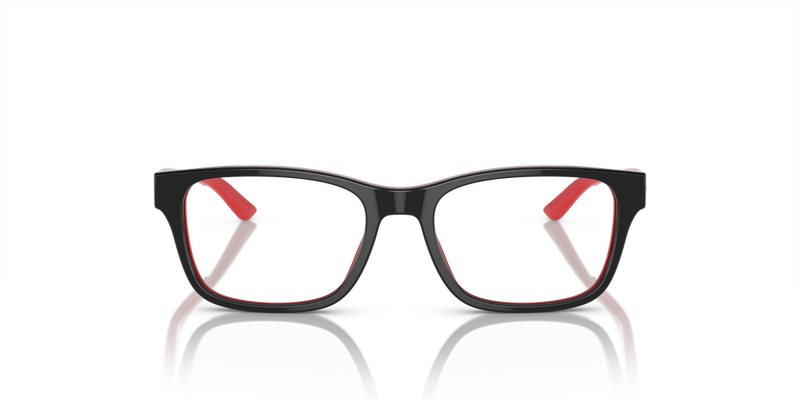 Polo Prep 0PP8534 in Shiny Black On Red - Alternate View