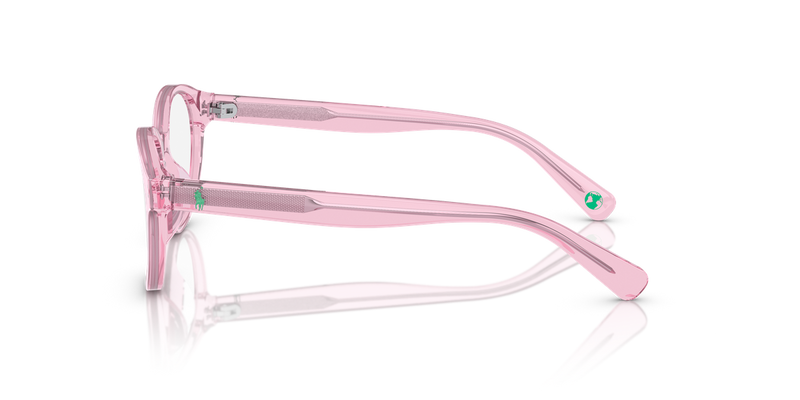 Polo Prep 0PP8546U in Shiny Transparent Pink - Alternate View