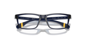 Shiny Transparent Navy Blue / Demo Lens (5903)