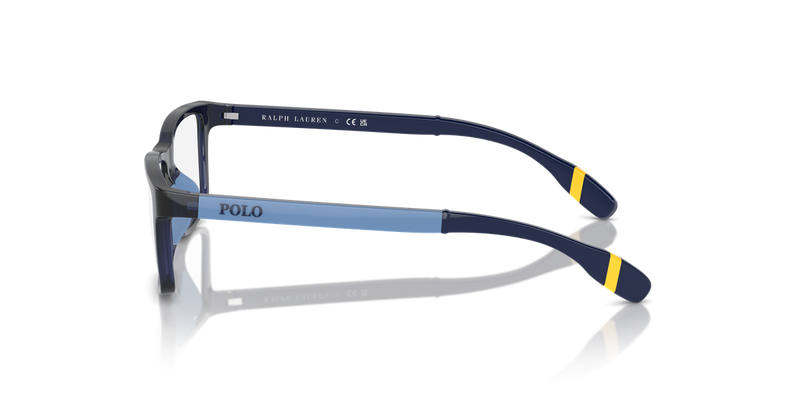 Polo Prep 0PP8547U in Shiny Transparent Navy Blue - Alternate View