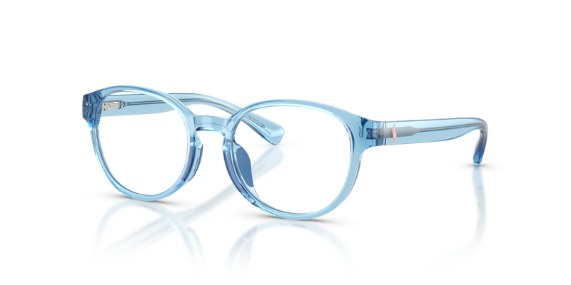 Polo Prep 0PP8550U in Shiny Transparent Blue - Alternate View