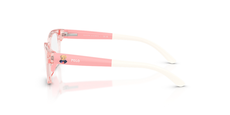 Polo Prep 0PP8551U in Shiny Transparent Pink - Alternate View
