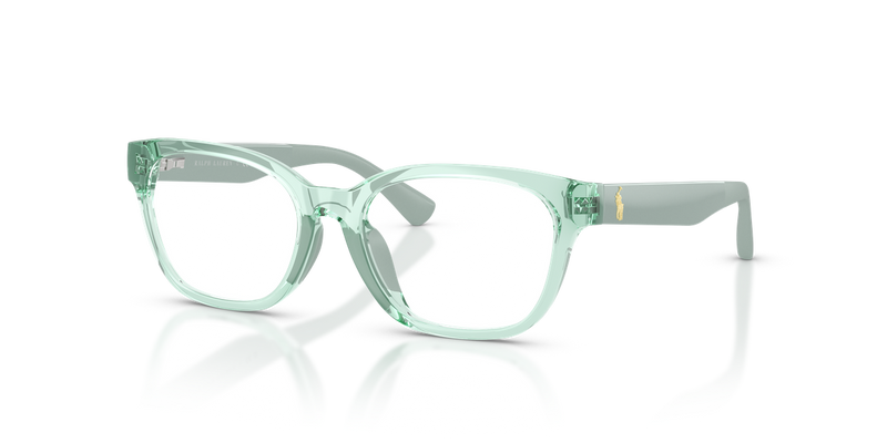 Polo Prep 0PP8553U in Shiny Transparent Light Green - Alternate View