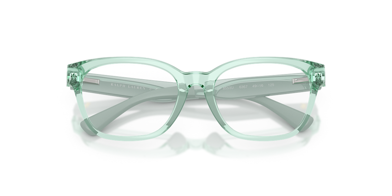 Polo Prep 0PP8553U in Shiny Transparent Light Green - Alternate View