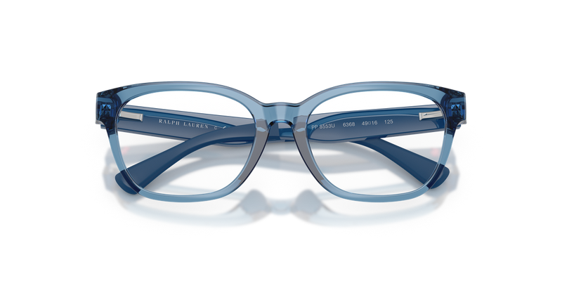 Polo Prep 0PP8553U in Shiny Transparent Blue - Alternate View