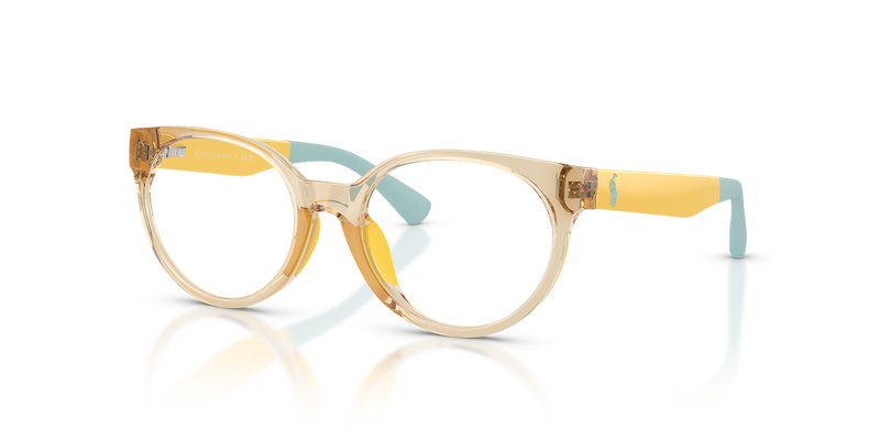 Polo Prep 0PP8554U in Shiny Transparent Light Yellow - Alternate View