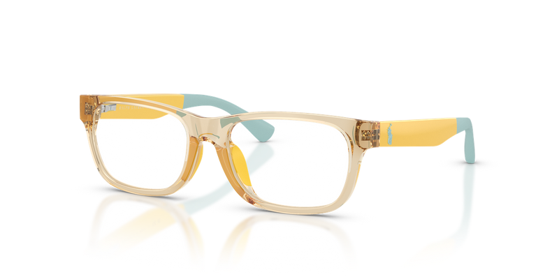 Polo Prep 0PP8555U in Shiny Transparent Light Yellow - Alternate View