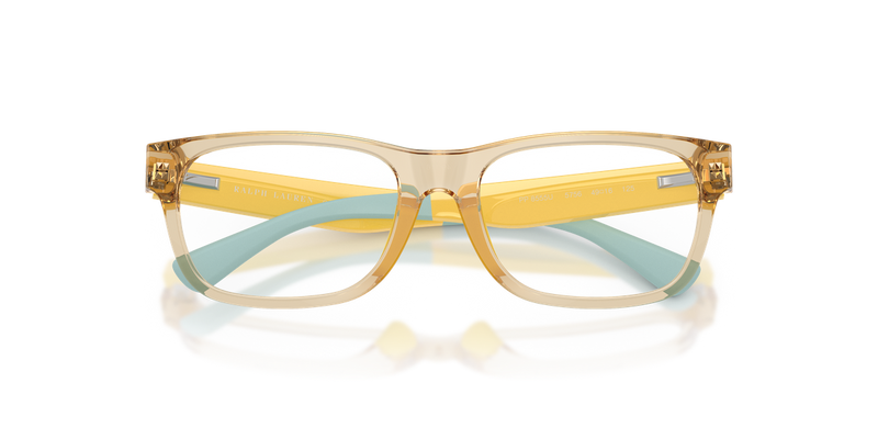 Polo Prep 0PP8555U in Shiny Transparent Light Yellow - Alternate View