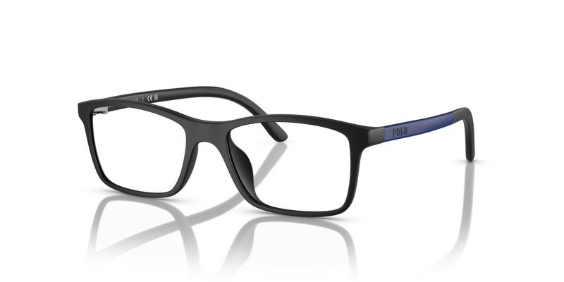 Polo Prep 0PP9506U in Matte Black - Front View