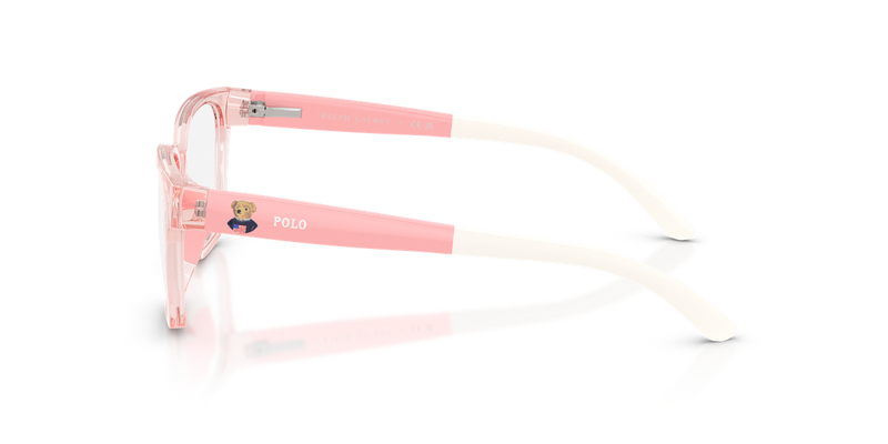 Polo Prep 0PP9511U in Shiny Transparent Pink - Alternate View