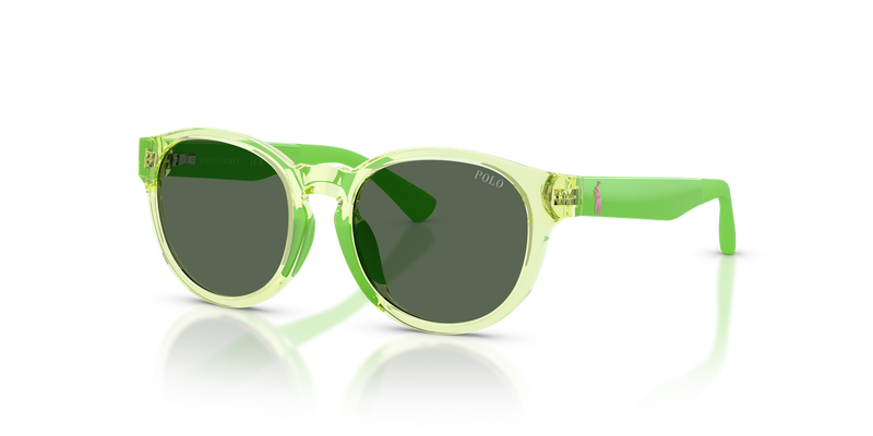 Polo Prep 0PP9512U in Shiny Transparent Green - Alternate View