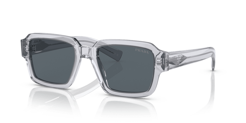 Prada PR 02ZSF in Transparent Grey / Blue (U430A9) - Alternate View