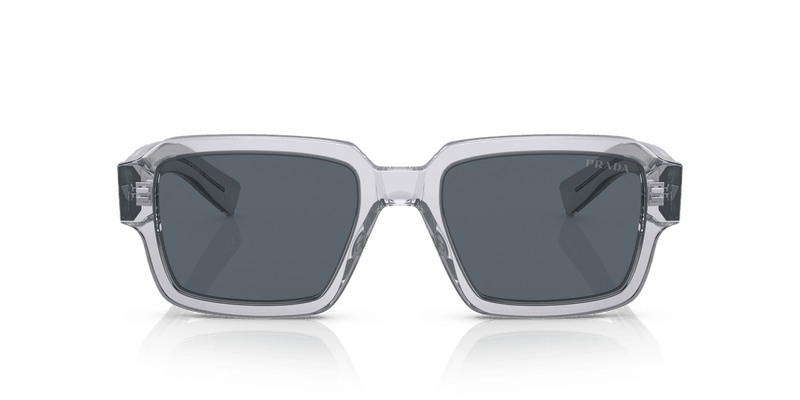 Prada PR 02ZSF in Transparent Grey / Blue (U430A9) - Alternate View