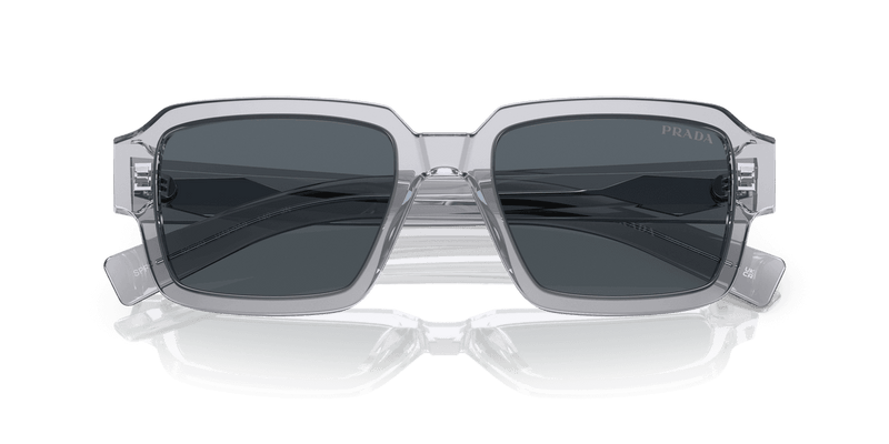 Prada PR 02ZSF in Transparent Grey / Blue (U430A9) - Alternate View