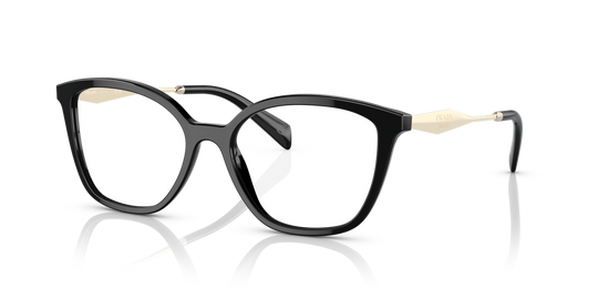Prada PR 02ZVF - Black / Demo Lens (1AB1O1)