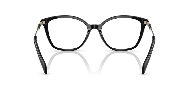 Prada PR 02ZVF in Black / Demo Lens (1AB1O1) - Temple Detail