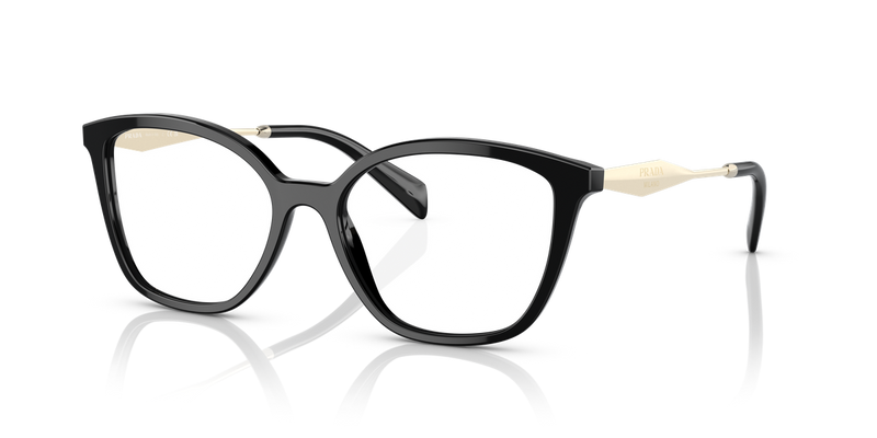 Prada PR 02ZV in Black / Demo Lens (1AB1O1) - Alternate View