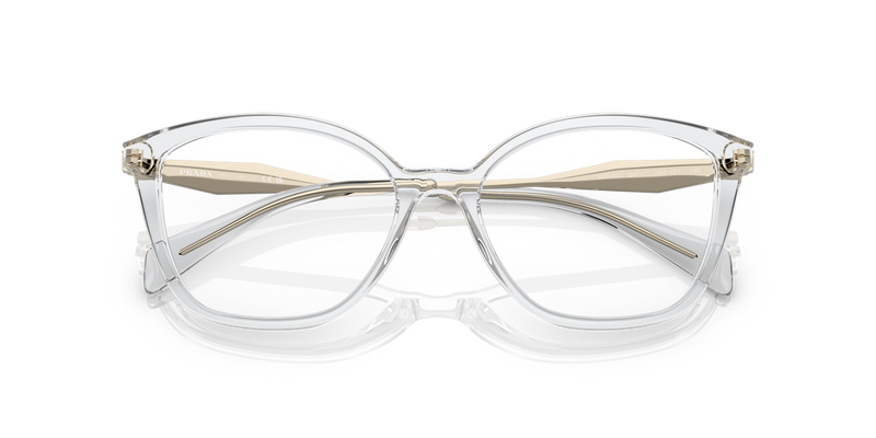 Prada PR 02ZV in Crystal / Demo Lens (2AZ1O1) - Side View