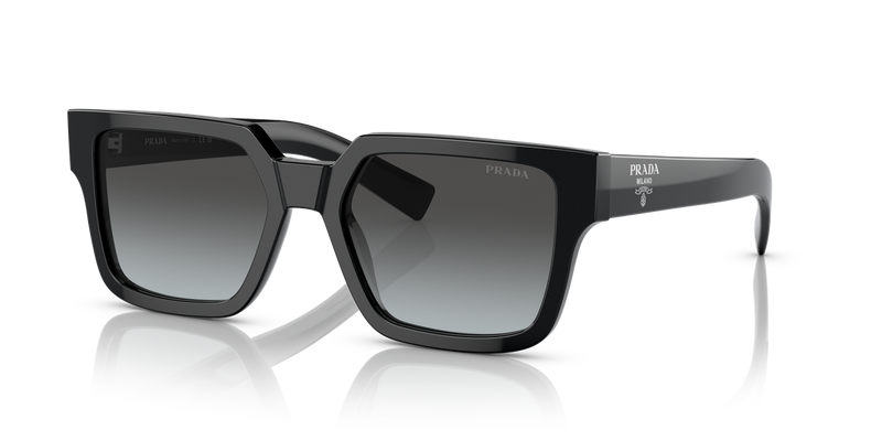 Prada PR 03ZS in Black / Grey Gradient Vintage (1AB06T) - Front View