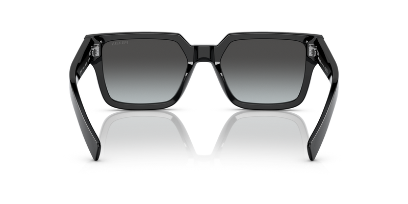 Prada PR 03ZS in Black / Grey Gradient Vintage (1AB06T) - Temple Detail