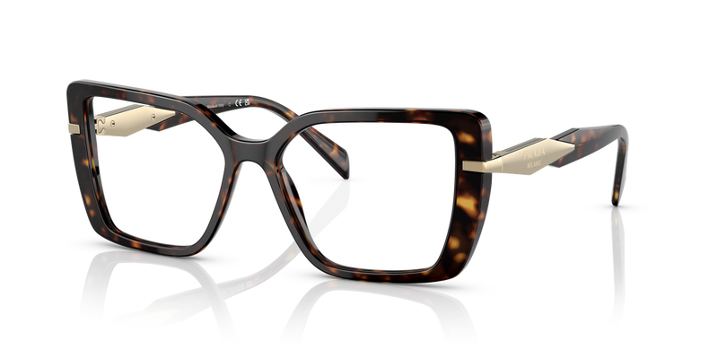 Prada PR 03ZV in Tortoise / Demo Lens (2AU1O1) - Front View