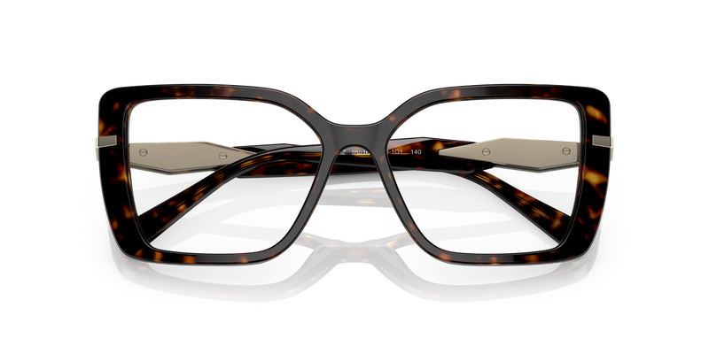Prada PR 03ZV in Tortoise / Demo Lens (2AU1O1) - Side View