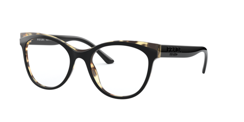 Prada PR 05WV in Black/Havana - Front View