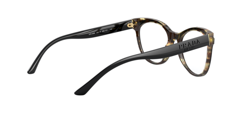 Prada PR 05WV in Black/Havana - Temple Detail