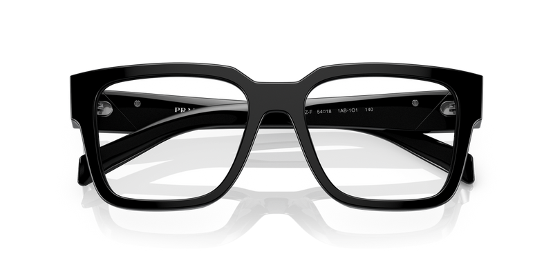 Prada PR 08ZVF in Black / Demo Lens (1AB1O1) - Side View