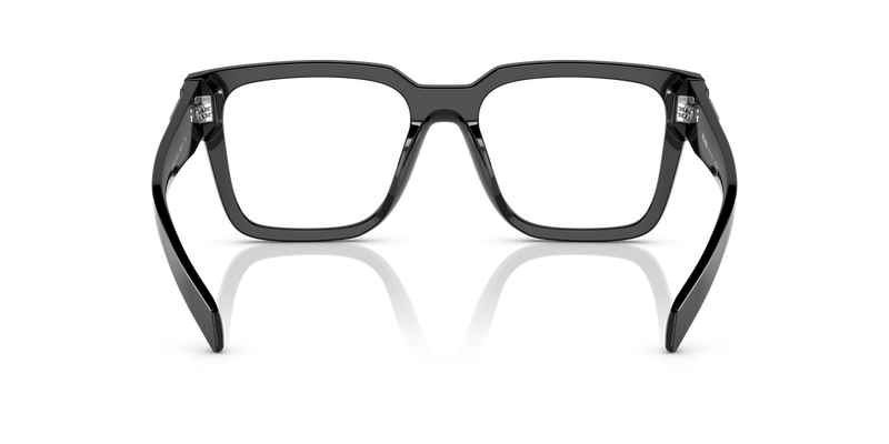 Prada PR 08ZVF in Black / Demo Lens (1AB1O1) - Temple Detail