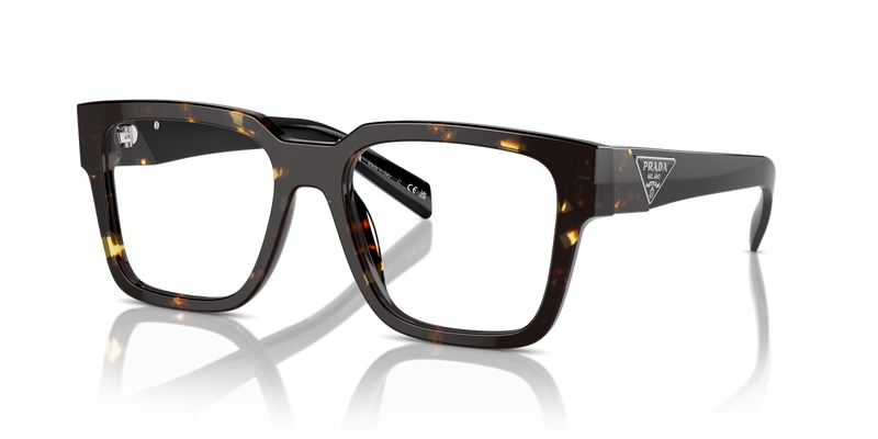 Prada PR 08ZV in Tortoise Black Malt / Demo Lens (16R1O1) - Front View