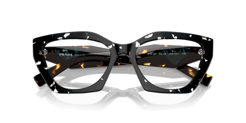 Prada PR 09YV in Black Crystal Tortoise / Demo Lens (15S1O1) - Alternate View