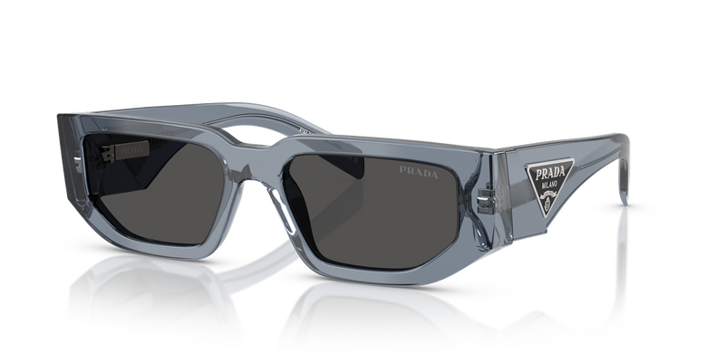 Prada PR 09ZSF in Transparent Ocean / Dark Grey (17T08Z) - Alternate View