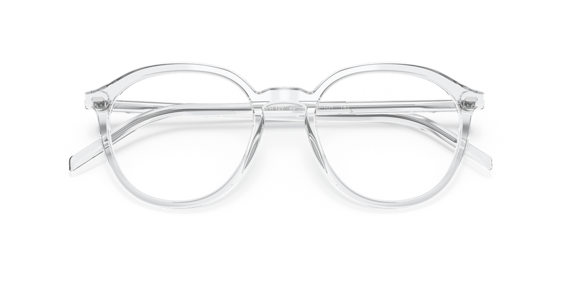 Prada PR 12YV in Crystal / Demo Lens (2AZ1O1) - Side View
