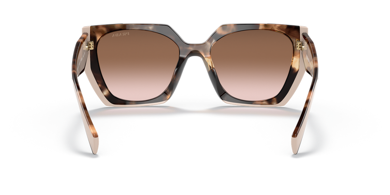 Prada PR 15WSF in Tortoise Caramel/Powder / Brown Gradient (01R0A6) - Temple Detail