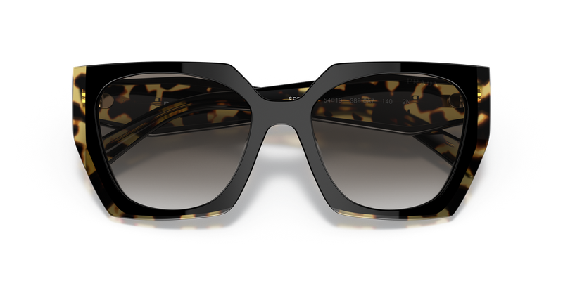 Prada PR 15WS in Black/Medium Tortoise / Grey Gradient (3890A7) - Alternate View
