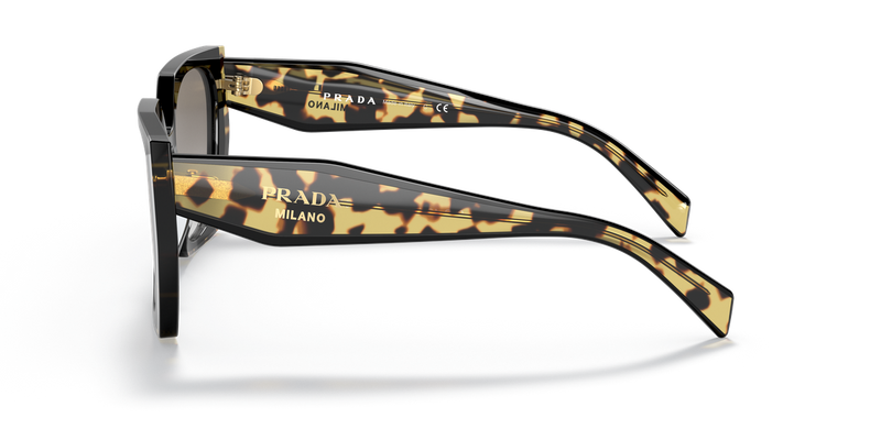 Prada PR 15WS in Black/Medium Tortoise / Grey Gradient (3890A7) - Alternate View