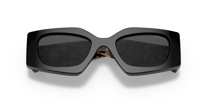 Prada PR 15YS in Black / Dark Grey (1AB5S0) - Alternate View